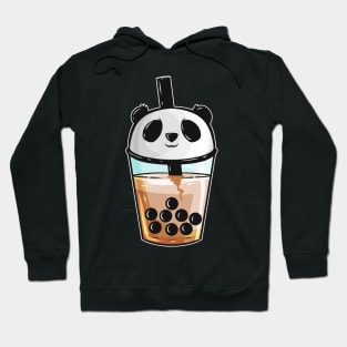 For Those Who Love Boba Tea With Pandas Hoodie